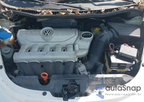 2007 Volkswagen New Beetle Triple White из США, поврежденный, VIN 3VWFF31Y77M421510